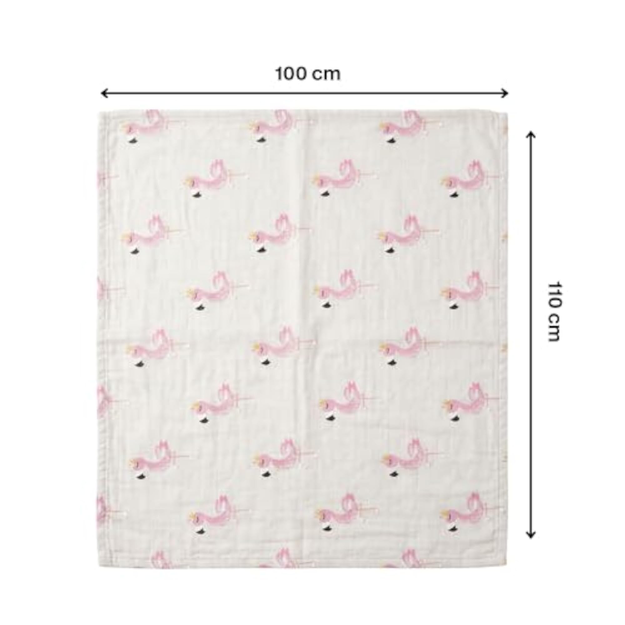 Premium Muslin Swaddle Blankets for Newborn Baby